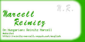 marcell reinitz business card